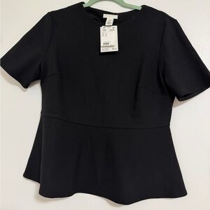 H&M Classic Black Blouse